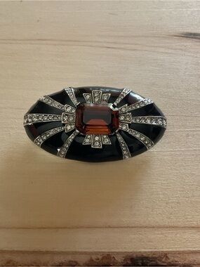 VTG Ciner Elegant Silver Tone Brooch